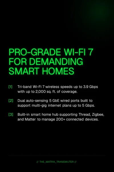 Pro-Grade Wi-Fi 7 for Demanding Smart Homes: pin card